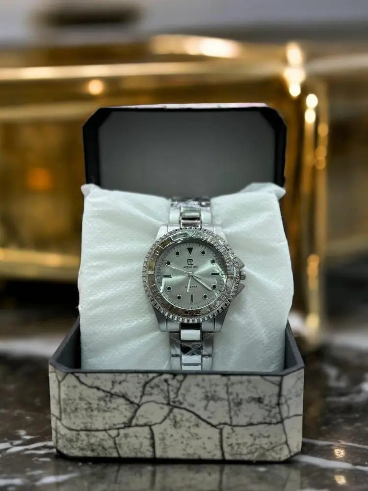 Man's Silver Watch Hype Hem