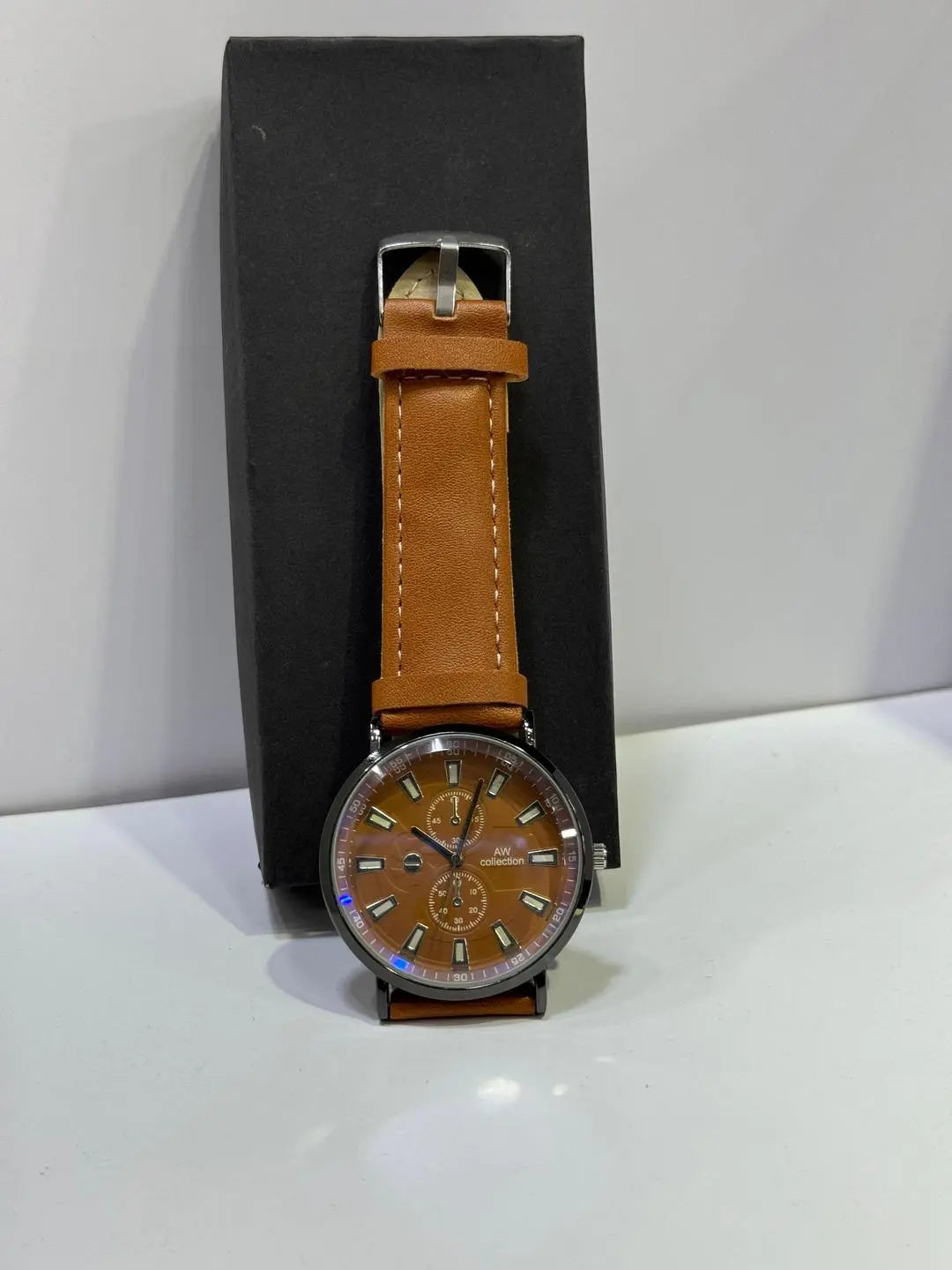 Man's Leather Watch Hype Hem