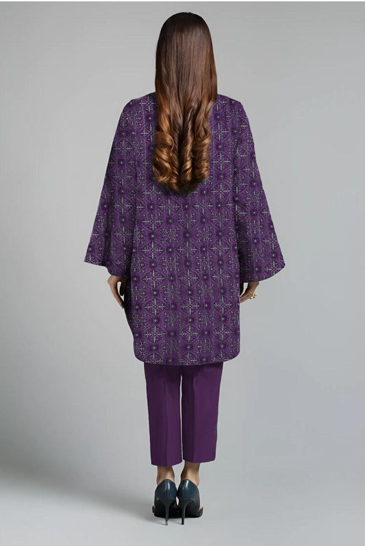 3Pcs Women's Unstitched Printed Suit Hype Hem