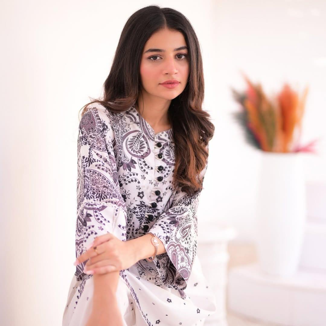 Women's Stitched Co-Ord Set - 2 Pcs Printed Lawn Ensemble