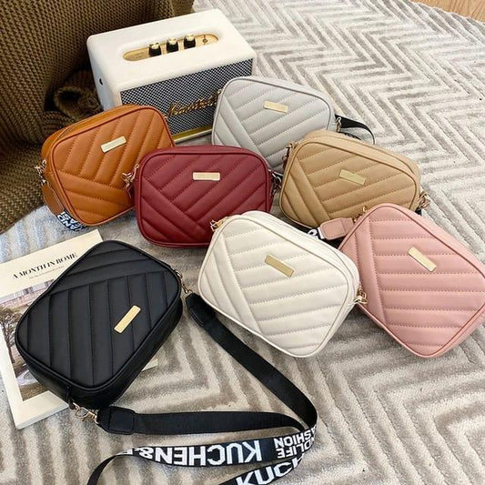 Stylish Girl's Multicolor Crossbody Leather Bag's